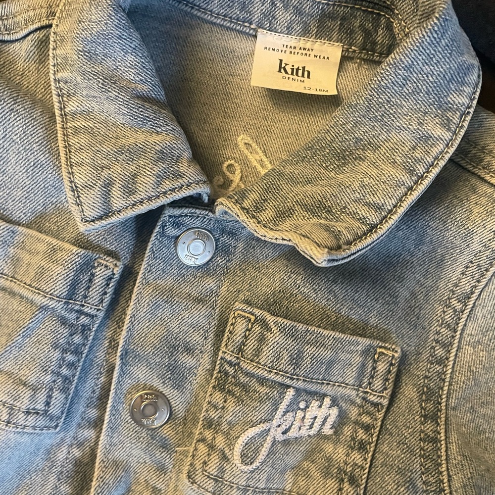 Kith Kids One Piece in Light Blue Denim